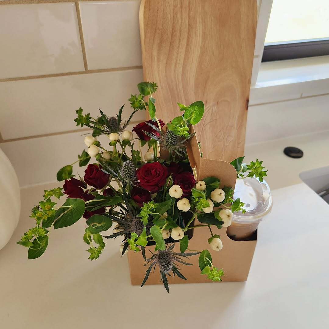 Garden bouquet closeup